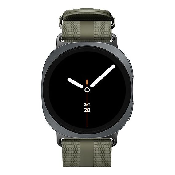 Galaxy Watch8 | 40 мм | 4G LTE | Graphite | Athleisure/Green | M/L, Размер: 40 мм, Цвет: Graphite, Тип ремешка: Athleisure, Цвет ремешка: Green, Размер ремешка: M/L, Подключение часов: Bluetooth / Wi-Fi + 4G LTE, изображение 2